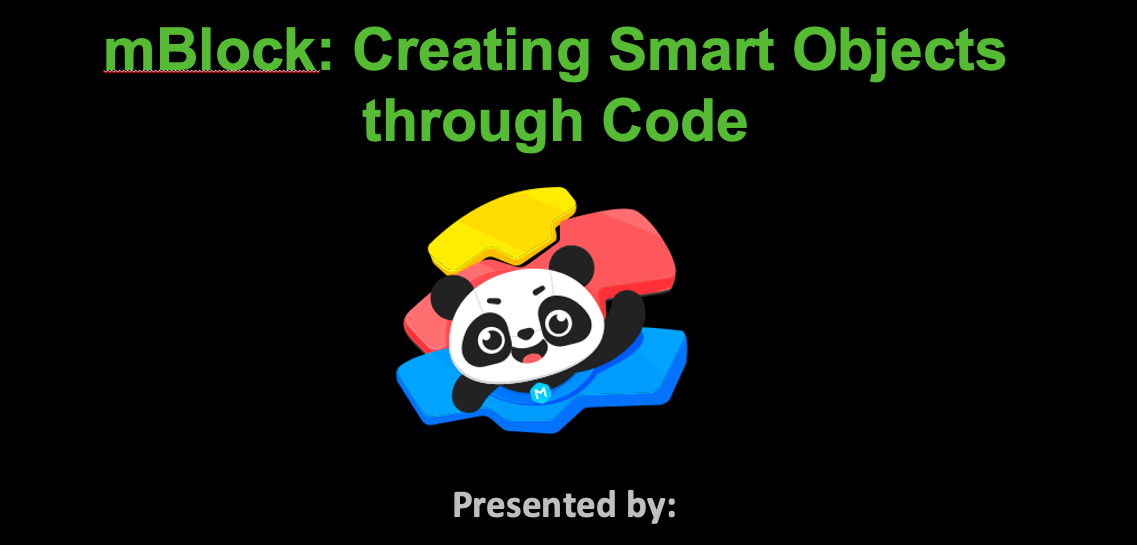 Creating Smart Objects With mBlock-YYC-2020.11